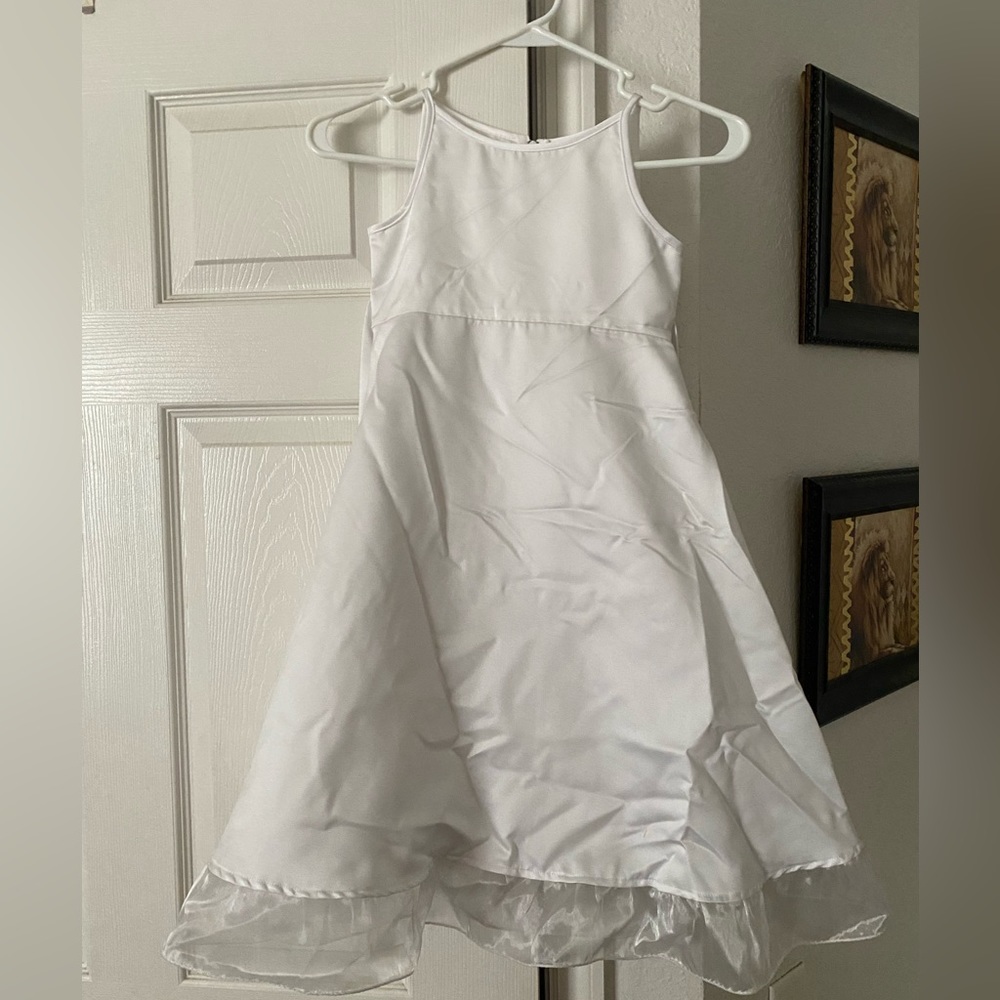 White Flower Girl Dress